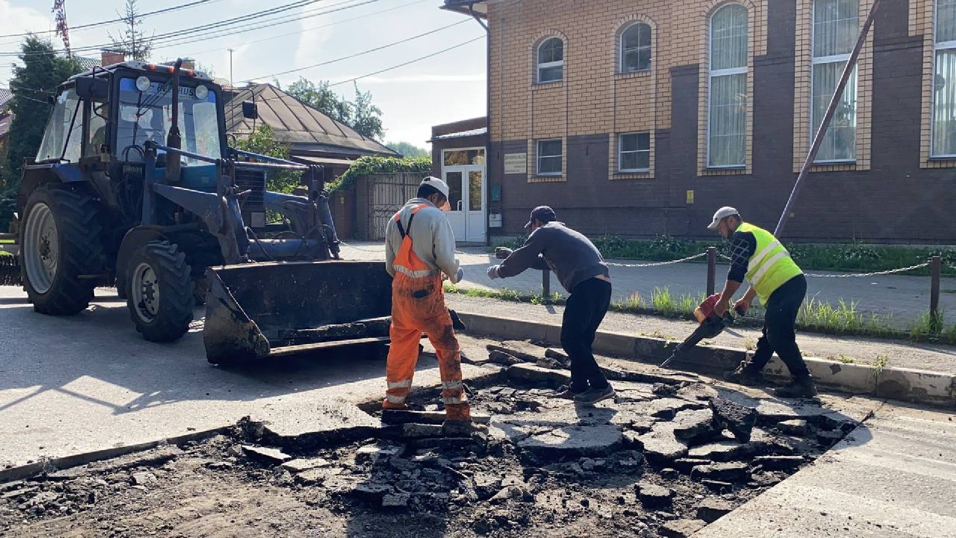 Подольск, дороги подмосковья, ямочный ремонт,