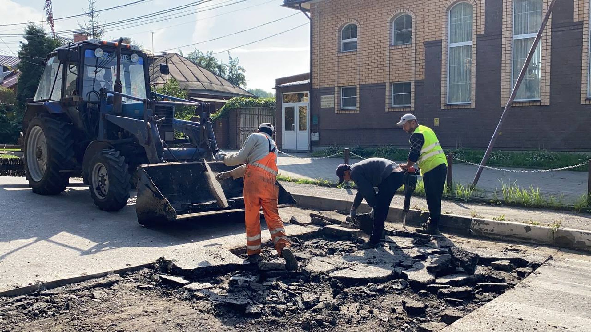 Подольск, дороги подмосковья, ямочный ремонт,