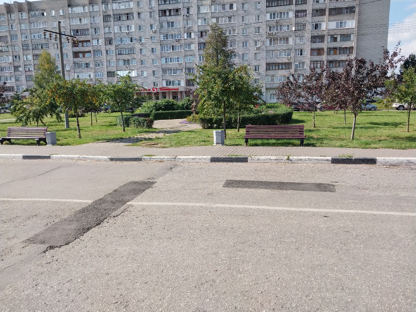 Коломна, дороги, ямочный ремонт, железнодорожная станция