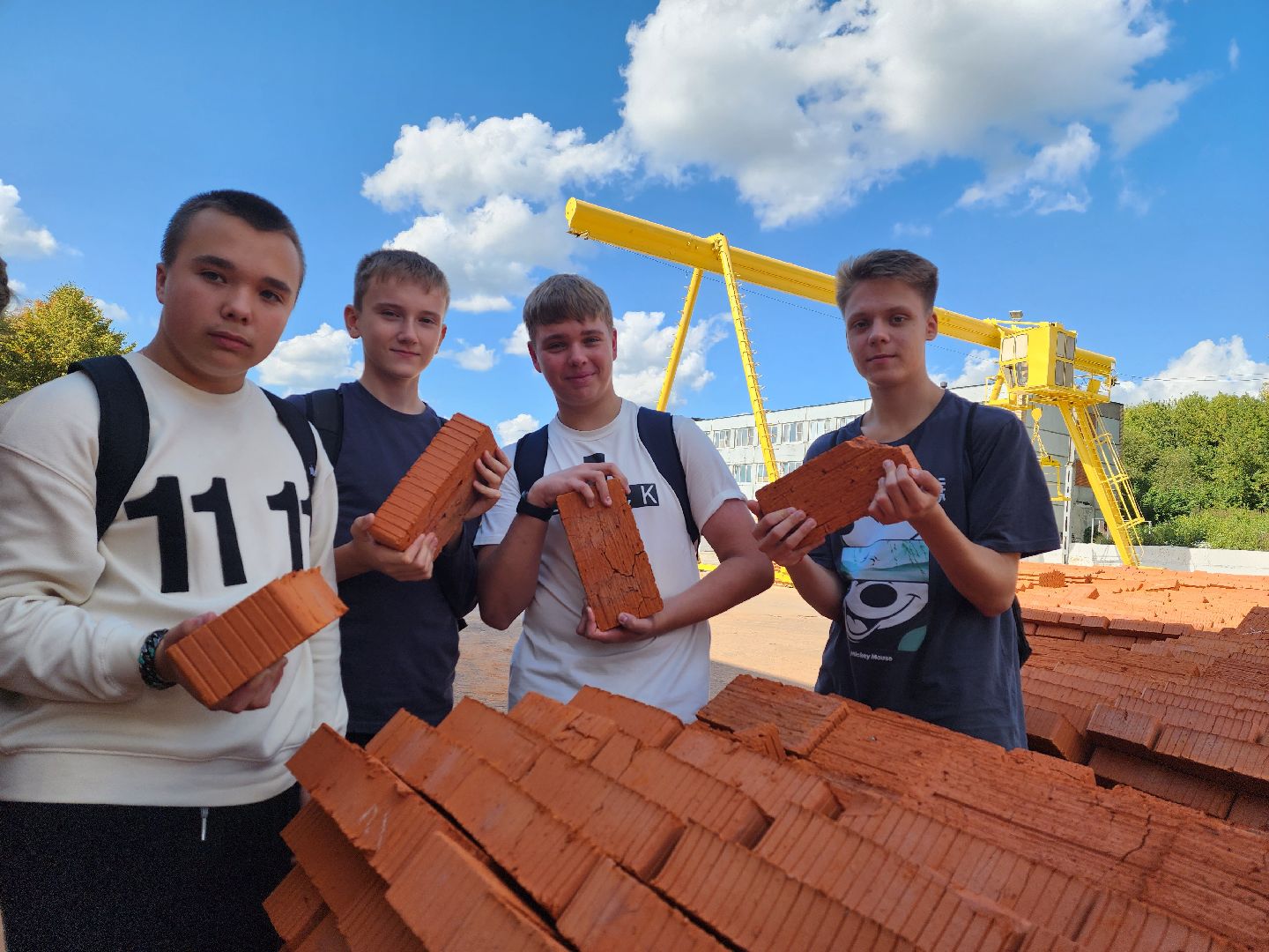 воскресенск, школьники, экскурсия, профориентация, кирпичный завод