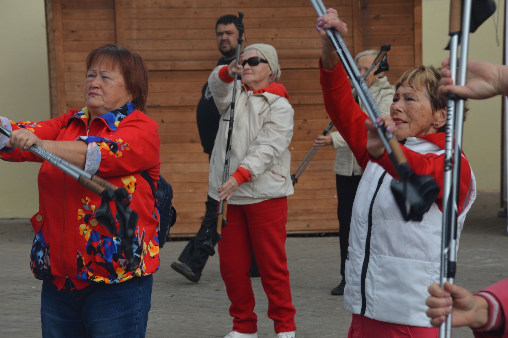 Шатура, северная ходьба, осень, осенний марафон, активное долголетие
