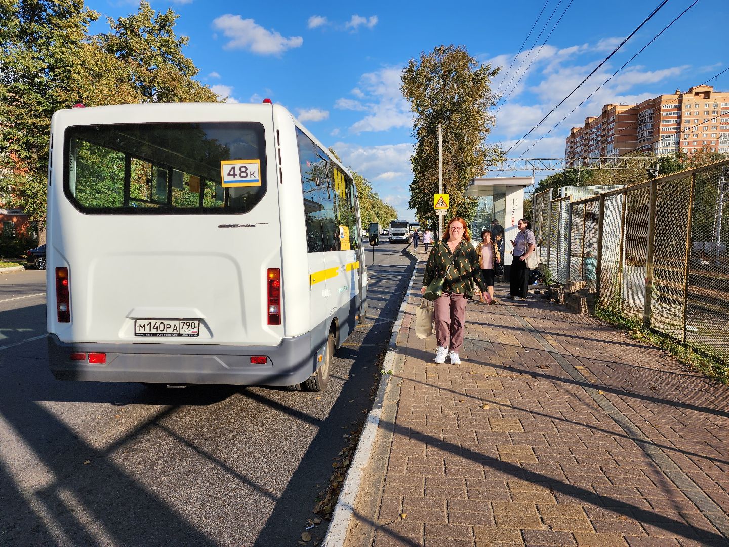 Раменское, транспорт, МЦД-3, новые автобусные остановки на Фабричной