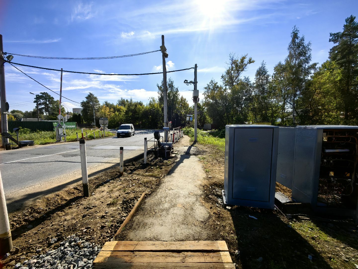 Шлагбаум, замена, ПАШ, дорога, автомобили