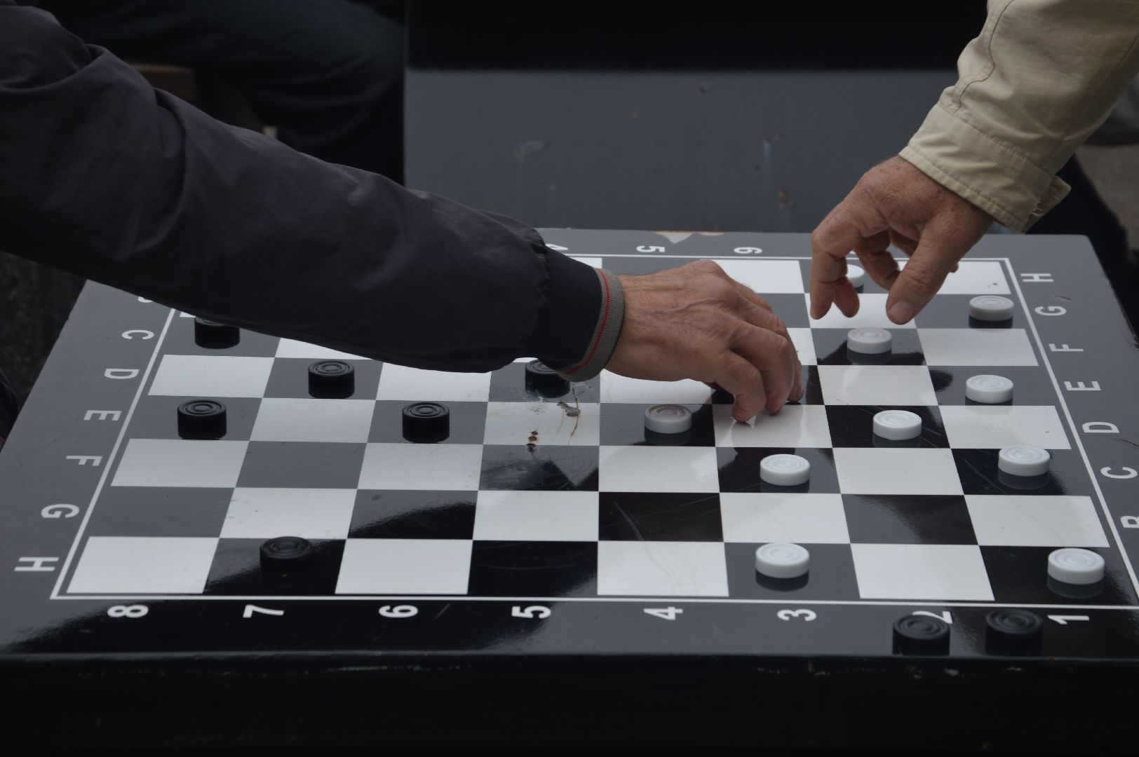 Шатура, парк, Шахматы, шашки, турнир