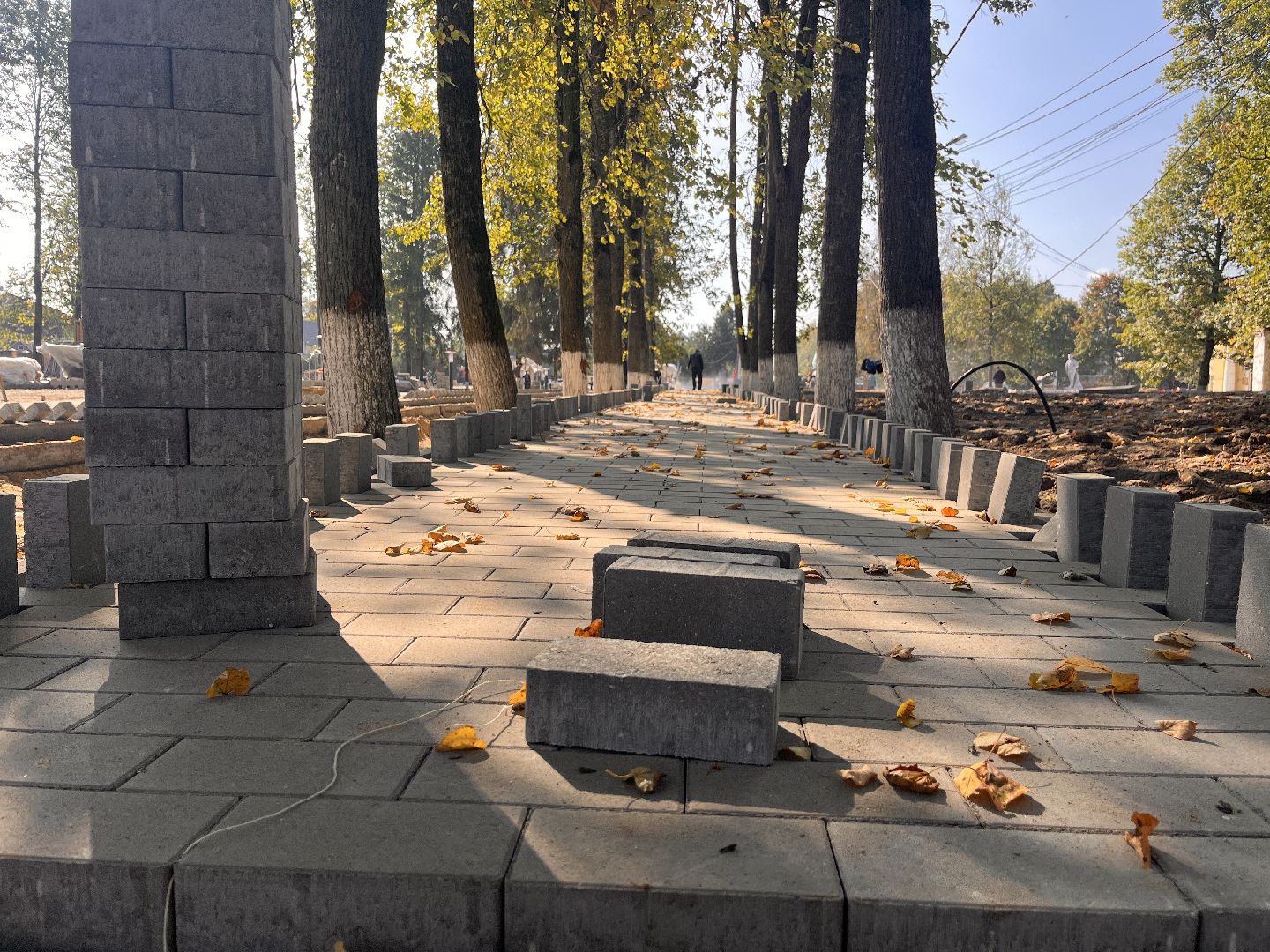Аллея славы, тучково, руза, рузский городской округ, губернатор, губернатор воробьев, реконструкция, подмосковье, московская область,