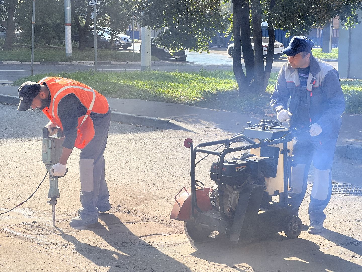 Химки, благоустройство, ямочный ремонт
