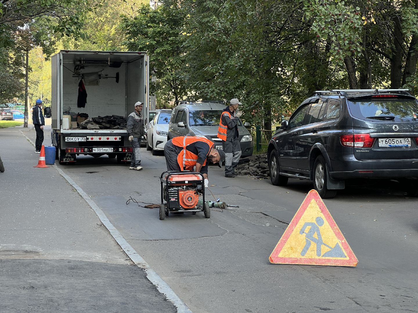 Химки, благоустройство, ямочный ремонт