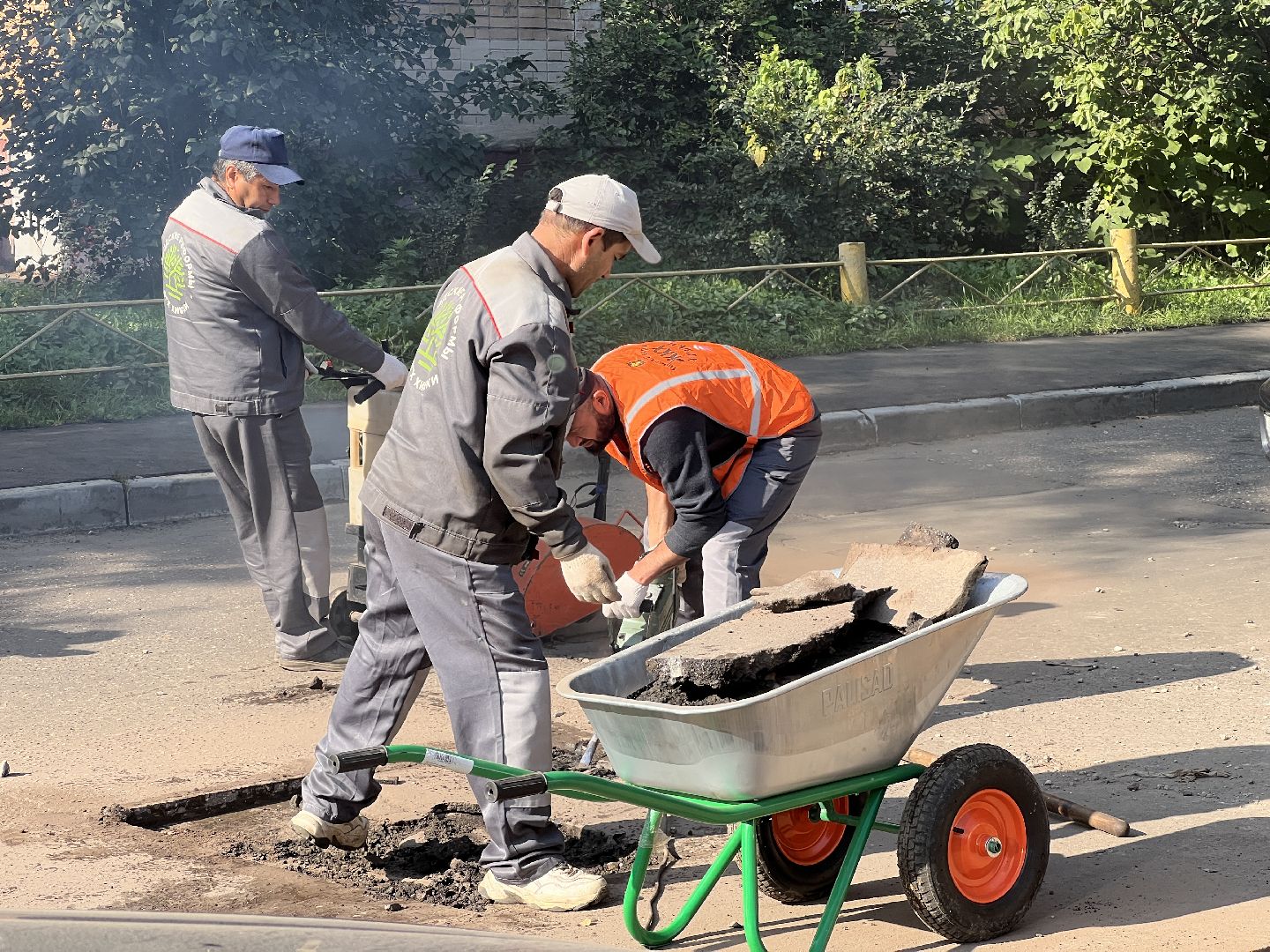 Химки, благоустройство, ямочный ремонт