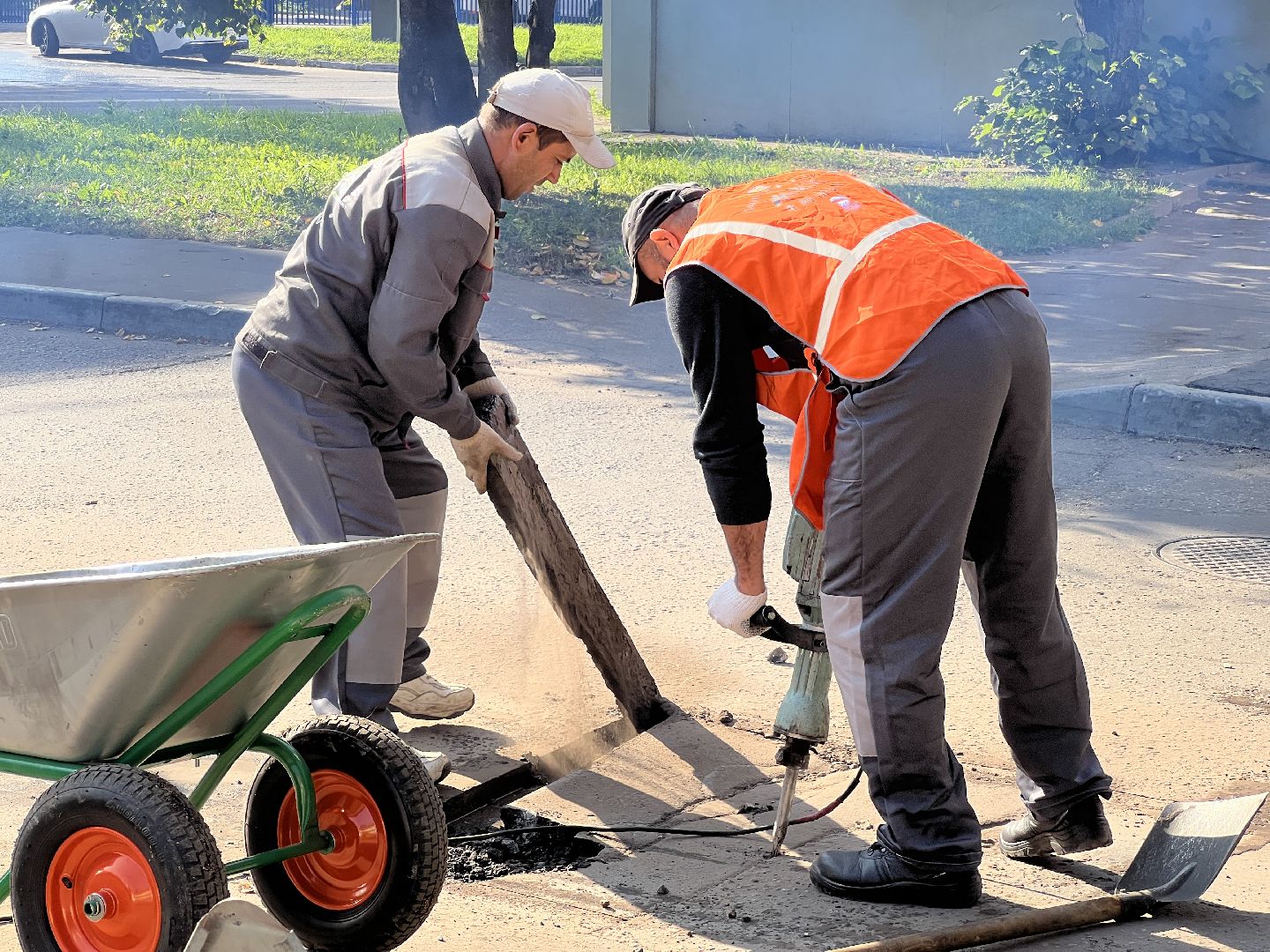 Химки, благоустройство, ямочный ремонт