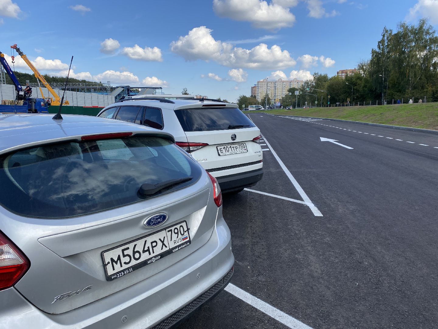 Балашиха, мцд-4, платформа «Ольгино», перехватывающая парковка