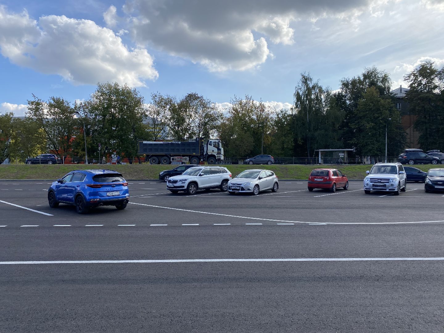 Балашиха, мцд-4, платформа «Ольгино», перехватывающая парковка