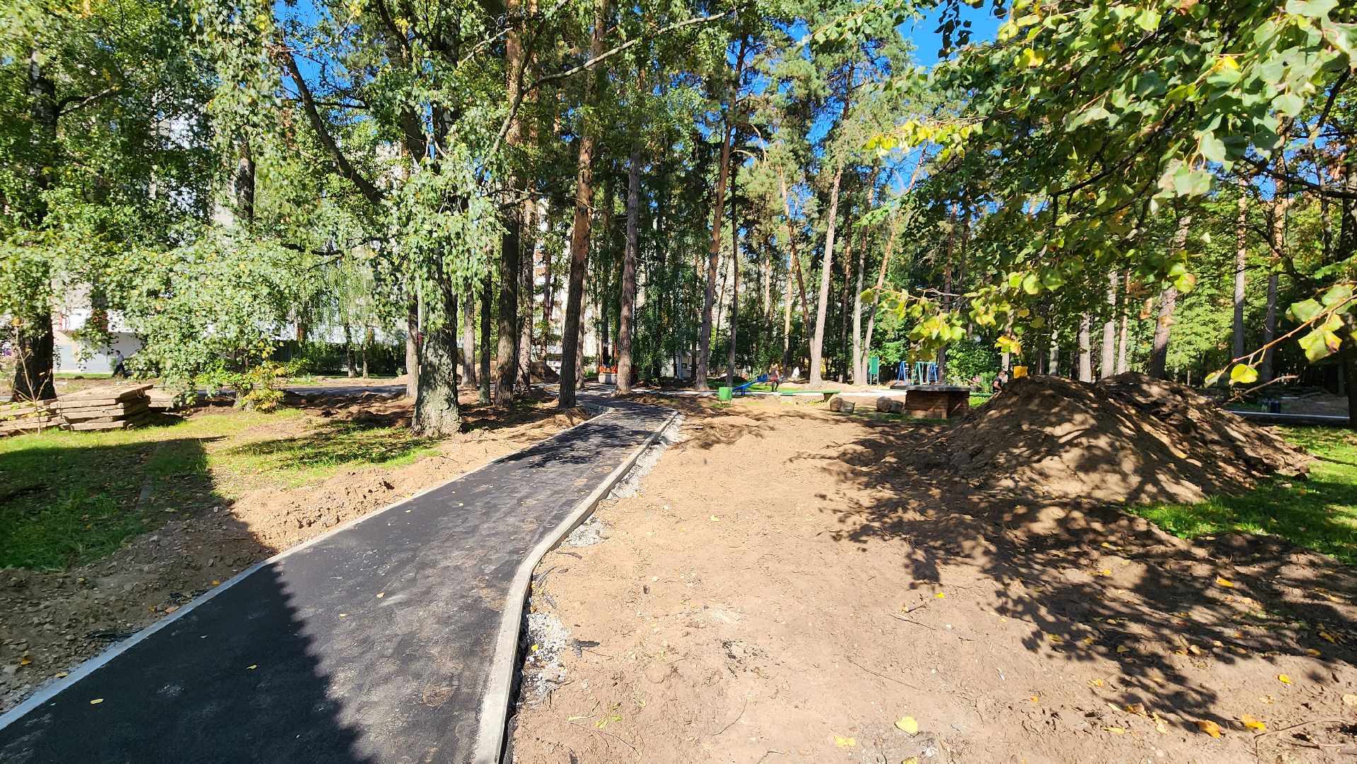 благоустройство, пешеходные дорожки, Протвино, комфорт жителей, благоустройство дворов,