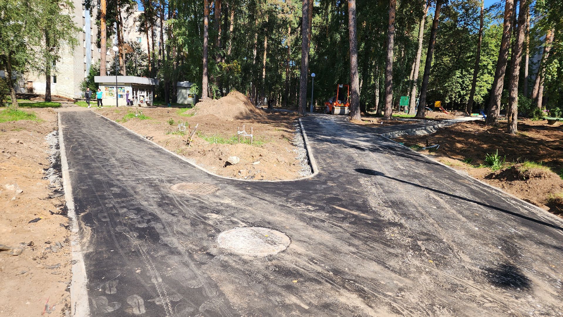 благоустройство, пешеходные дорожки, Протвино, комфорт жителей, благоустройство дворов,