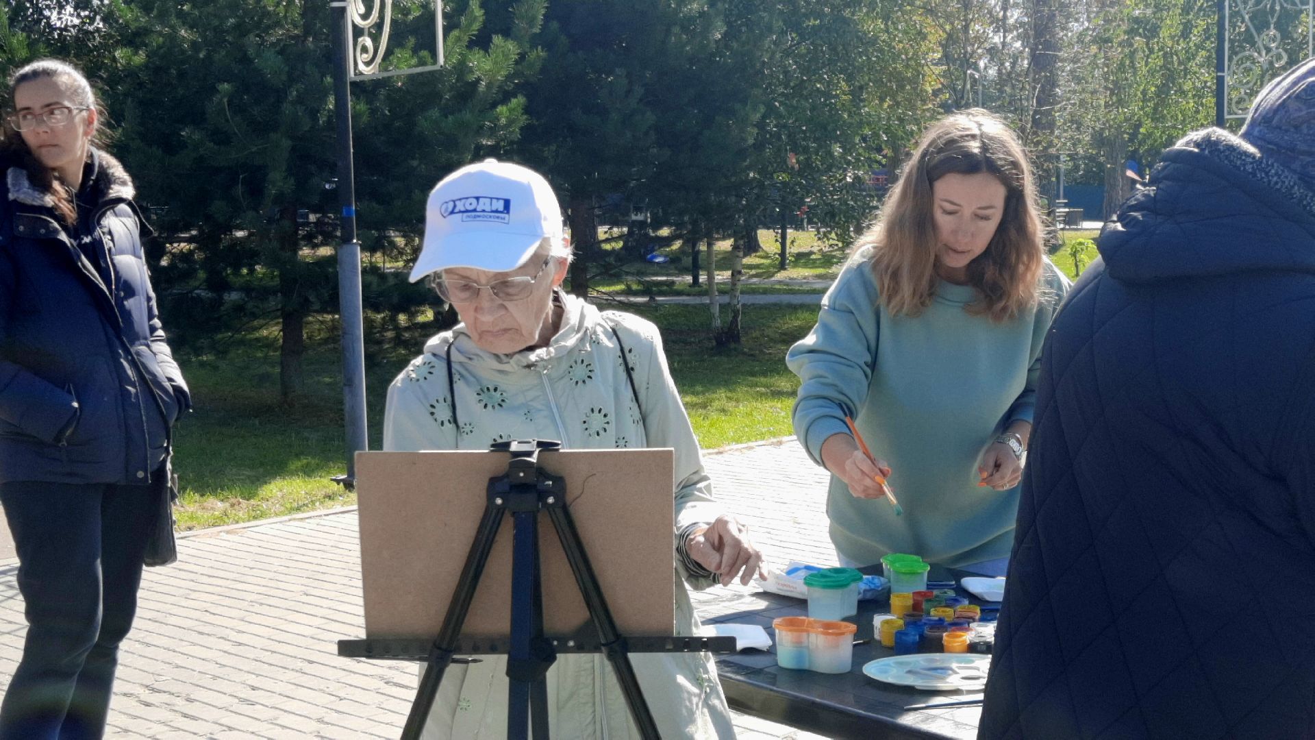 Правополушарное рисование, шатура, парк, активное долголетие