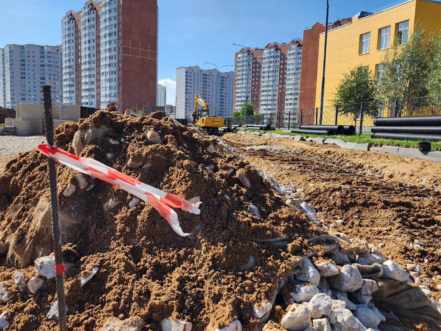 дороги, строительство дорог, серпухов, ивановские дворики, улица героев отечества, новая поликлиника, школа 18,