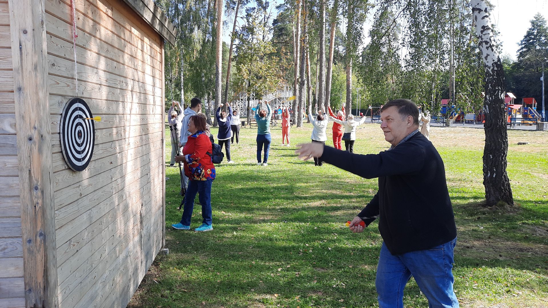 Шатура, парк, активное долголетие, игры