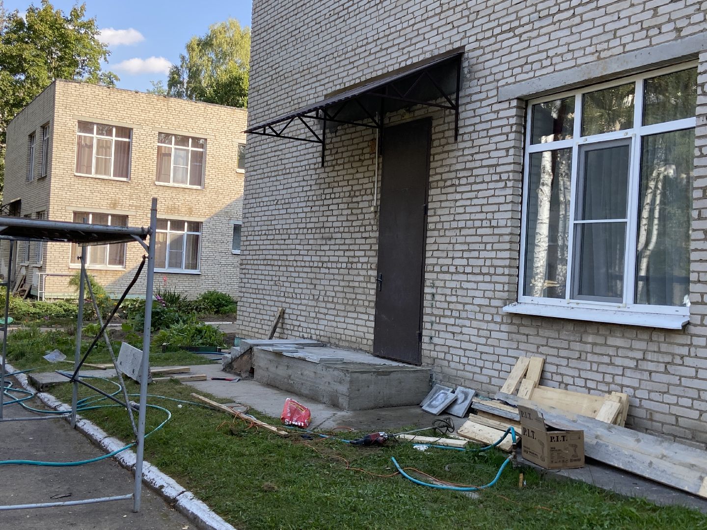 детсад, ремонт крыш,