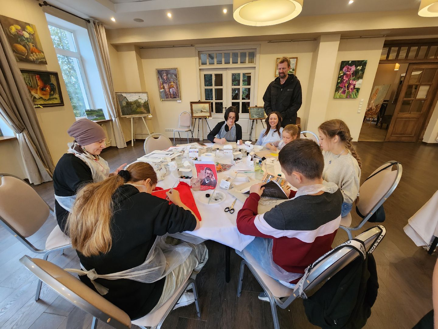 Звенигород, культура, мастер-класс по росписи тканевых сумок