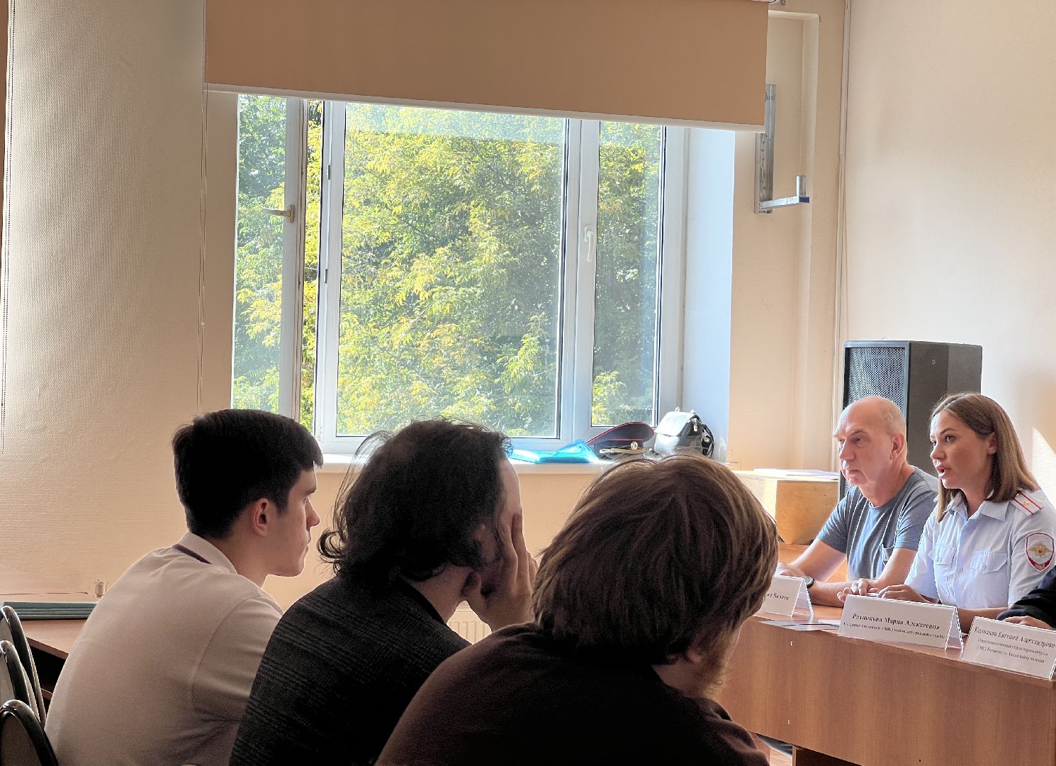 Химки, МВД, молодежь, лекция