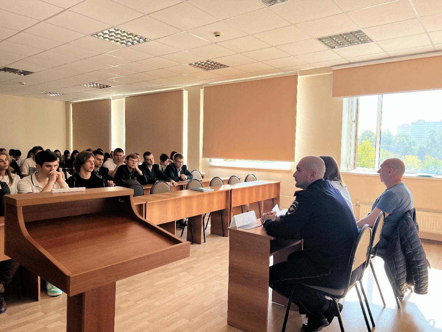 Химки, МВД, молодежь, лекция