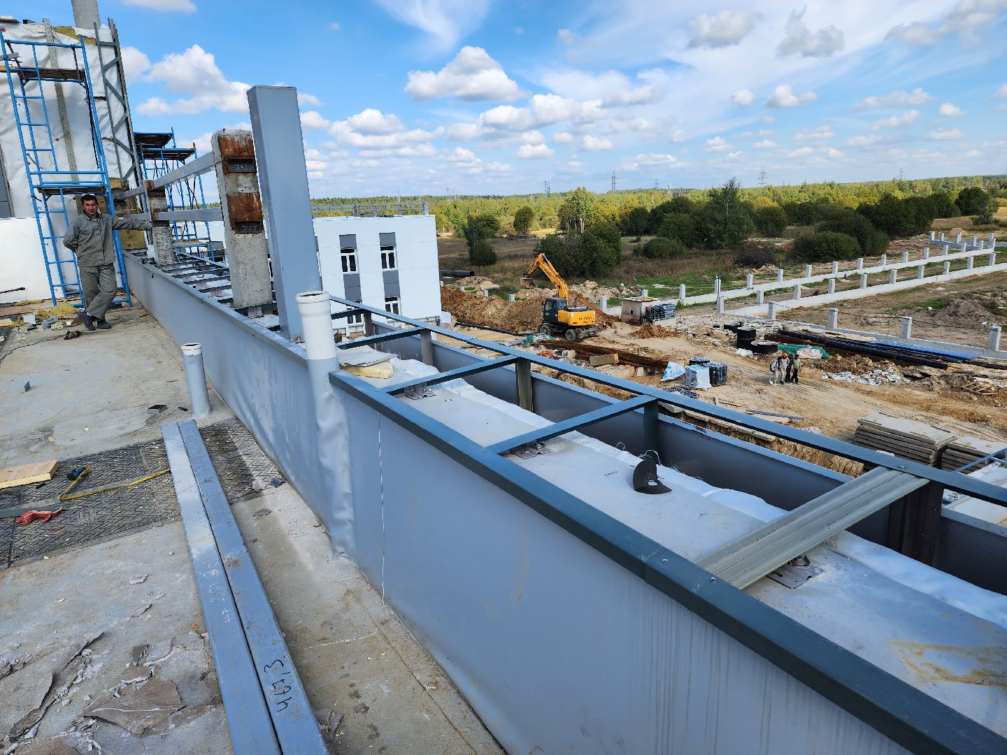 Поликлиника, Серпухов, Ивановские дворики, строительство, фасады, кровля, парапеты,