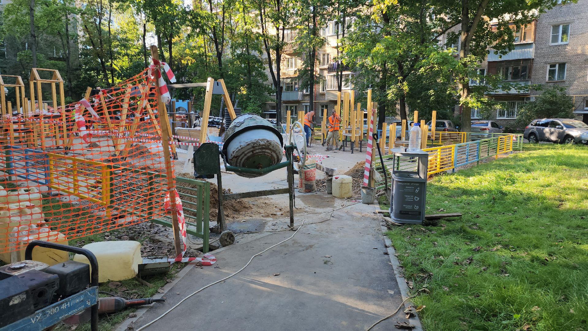 детская игровая площадка, благоустройство,