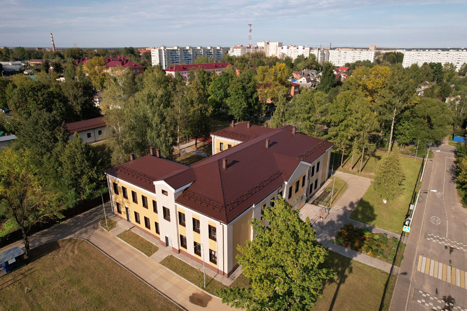 школа, учеба, образование,видео с коптера,