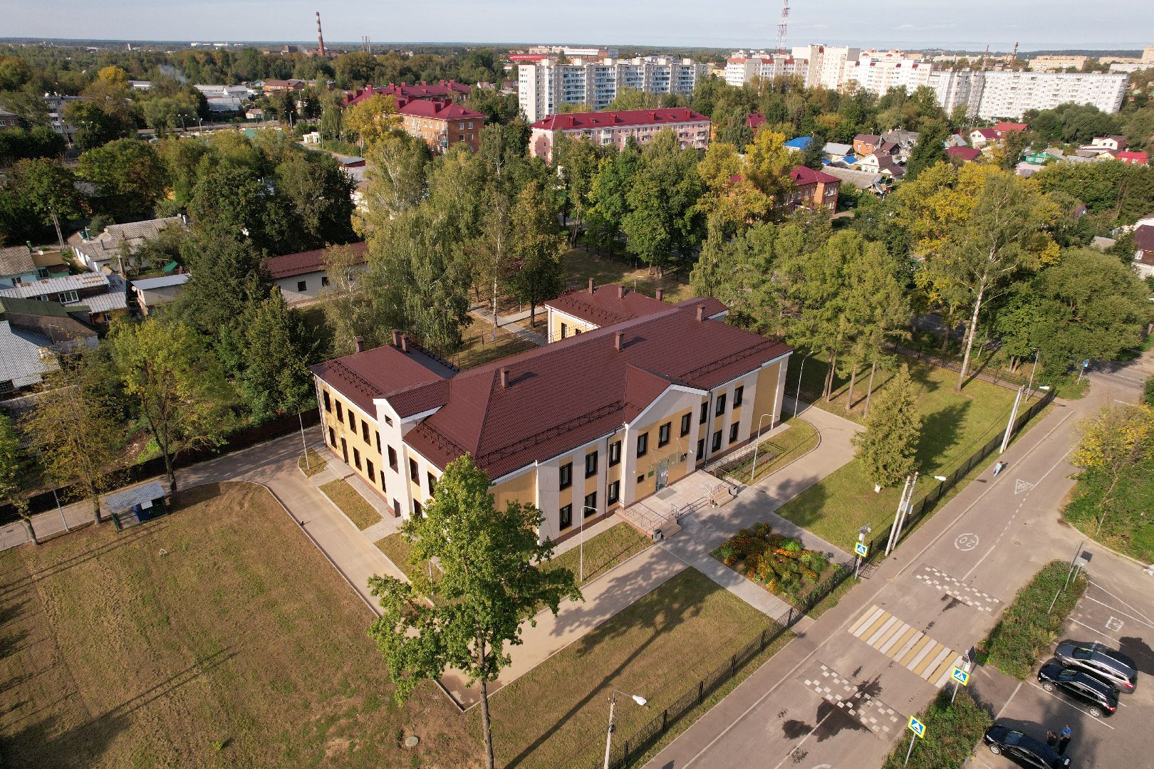 школа, учеба, образование,видео с коптера,