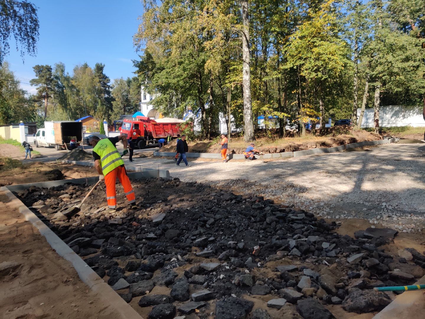 Красноармейск, Пушкинский, автобусный маршрут, строительство, дороги