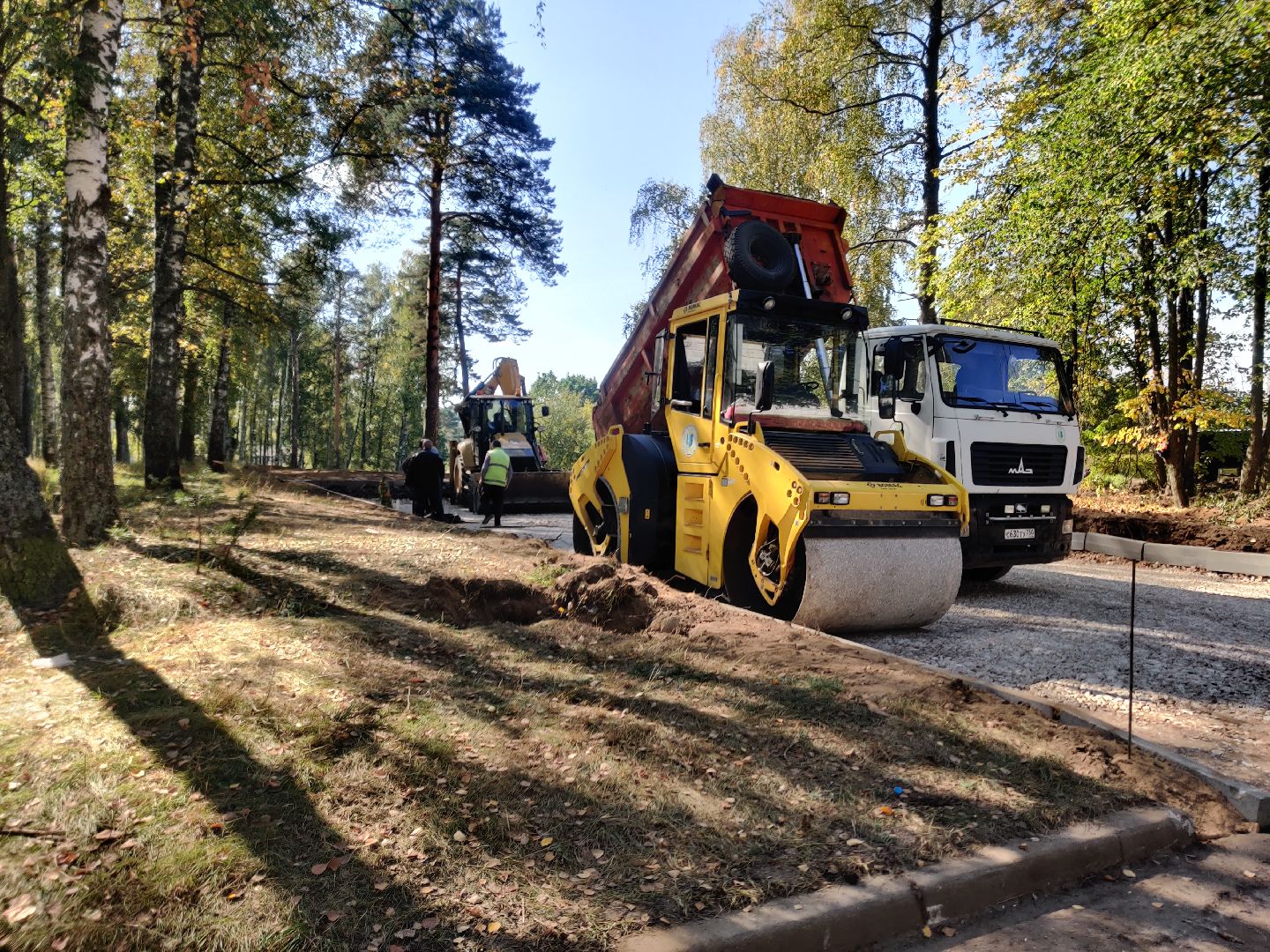 Красноармейск, Пушкинский, автобусный маршрут, строительство, дороги
