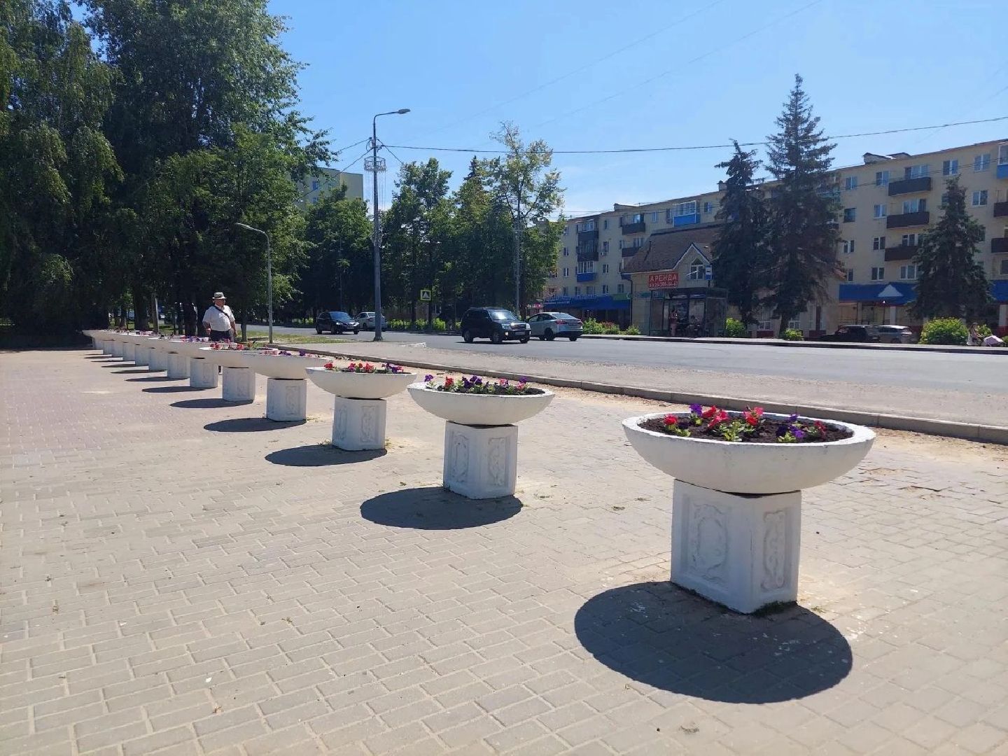 воскресенск, благоустройство, цветы, город,