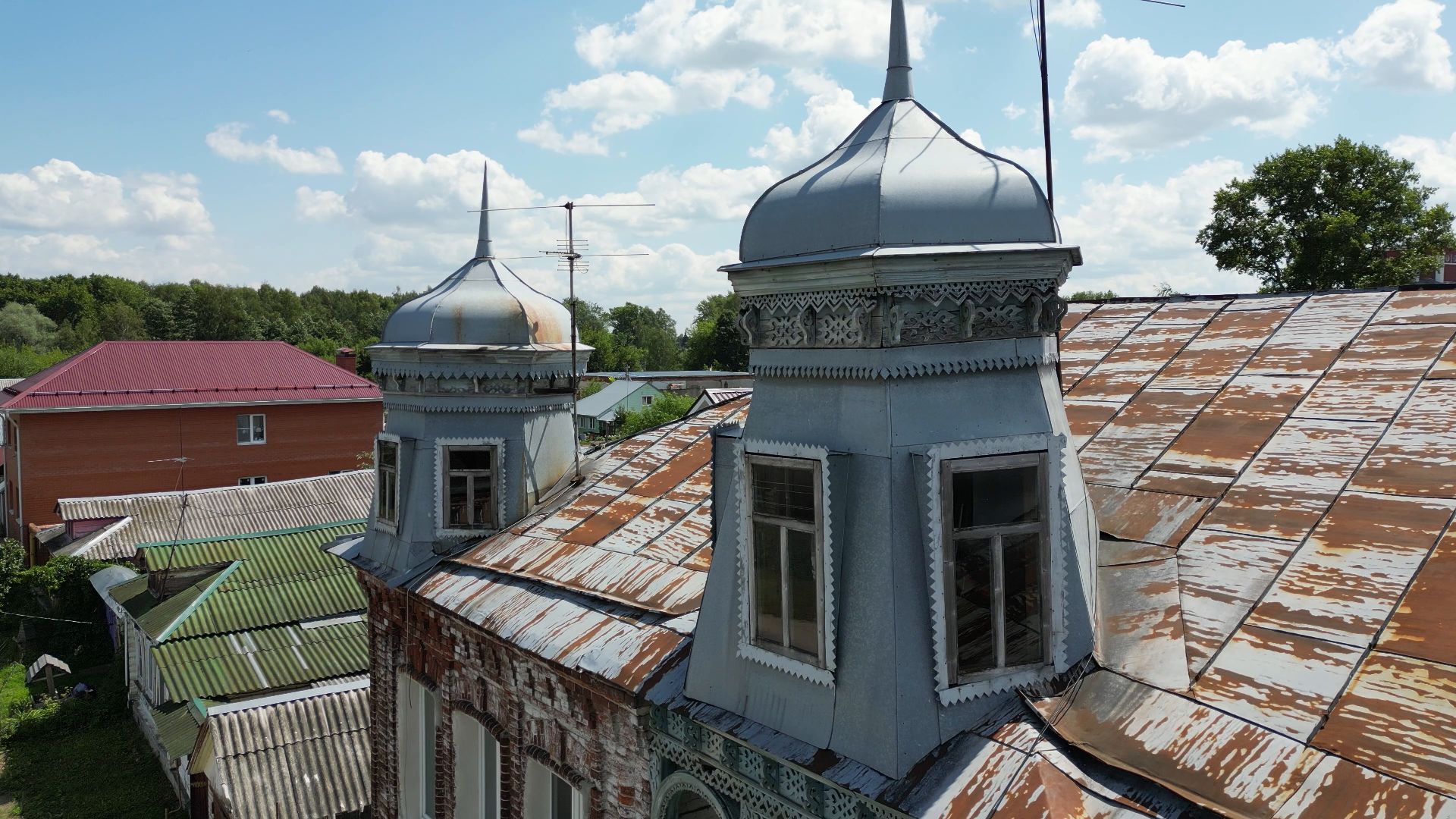 подпольная типография, дом,архитектура, видео с коптера,