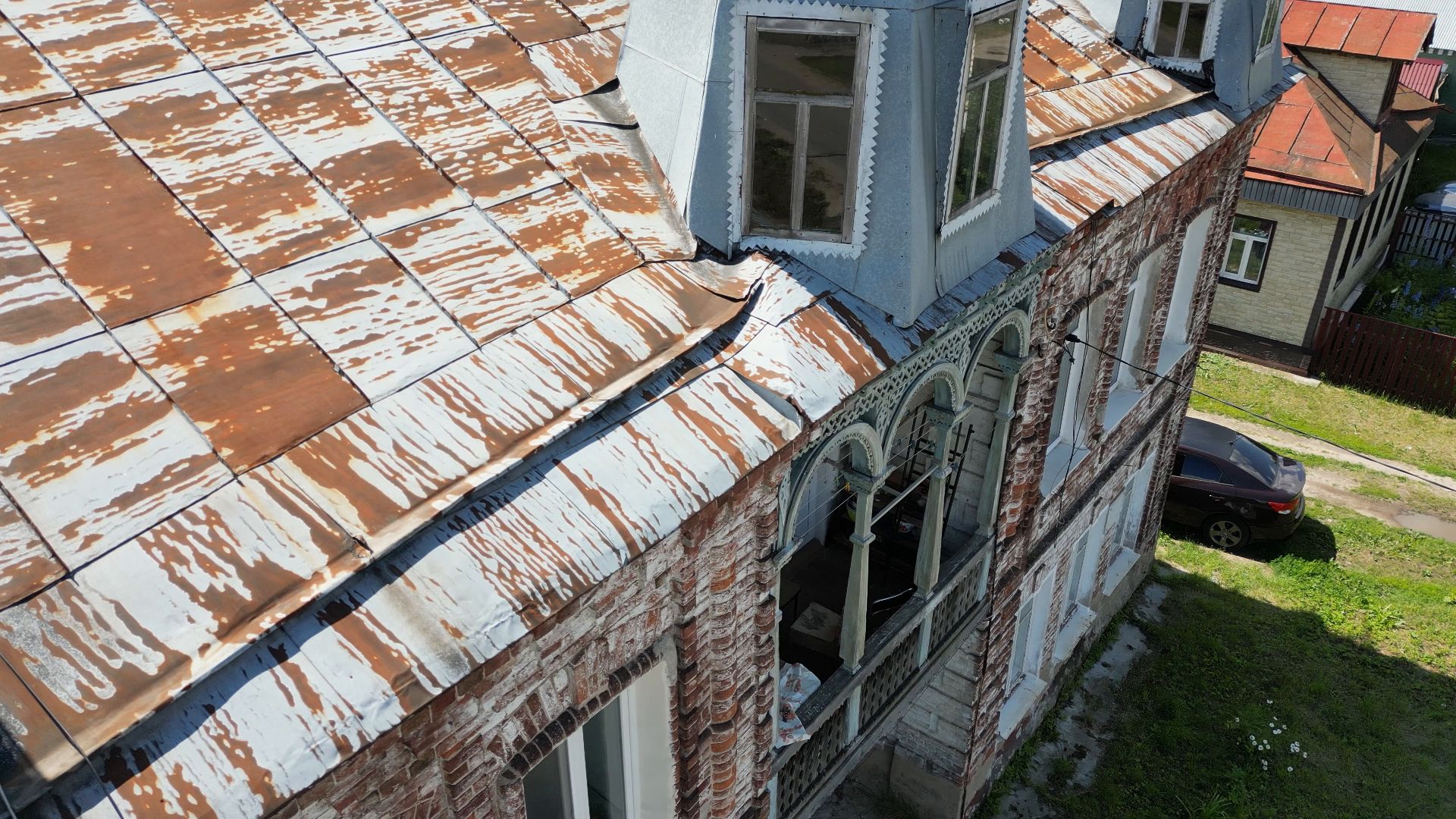 подпольная типография, дом,архитектура, видео с коптера,