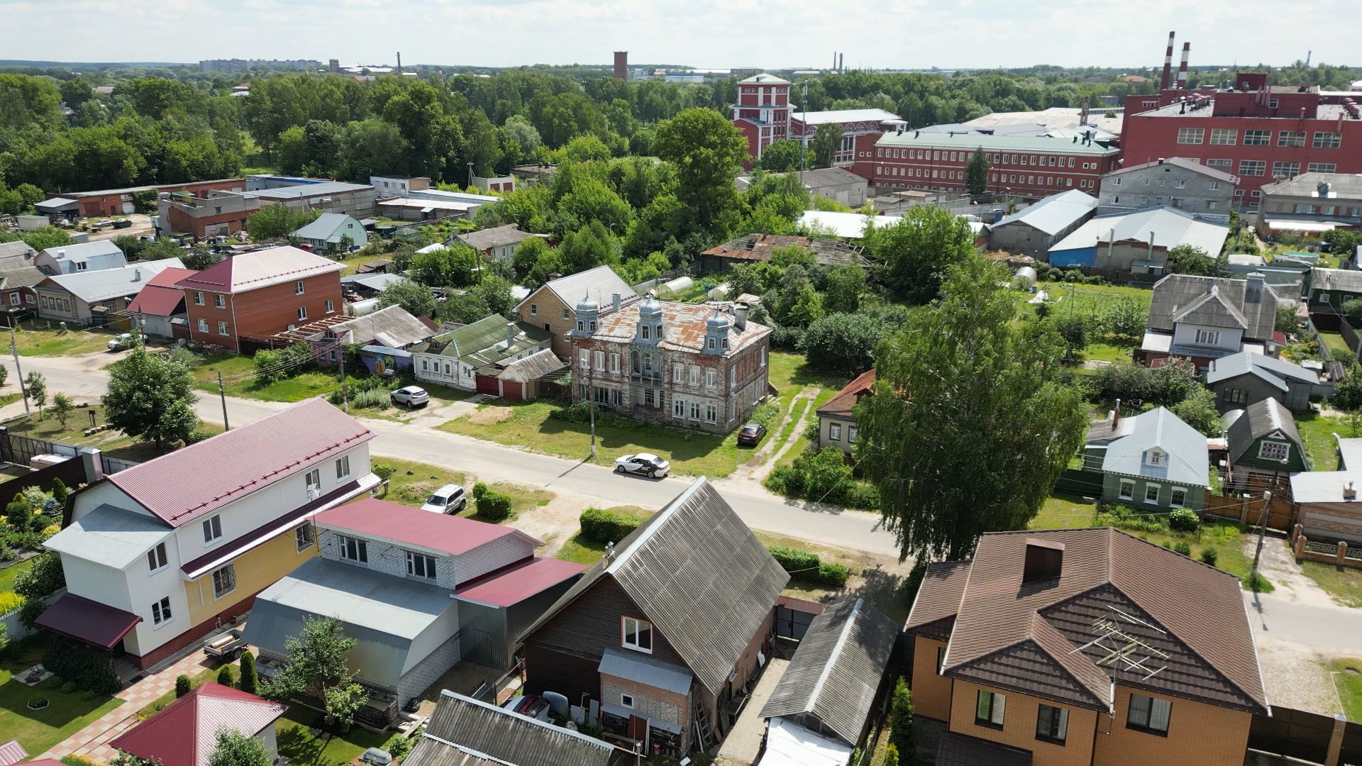 подпольная типография, дом,архитектура, видео с коптера,