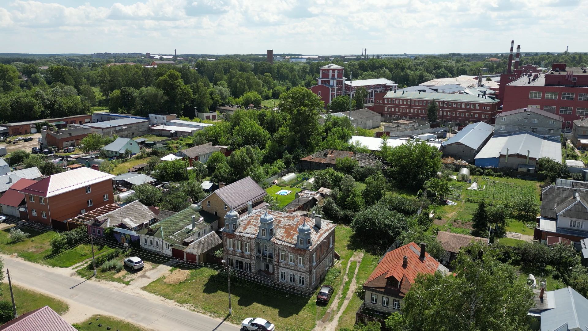 подпольная типография, дом,архитектура, видео с коптера,