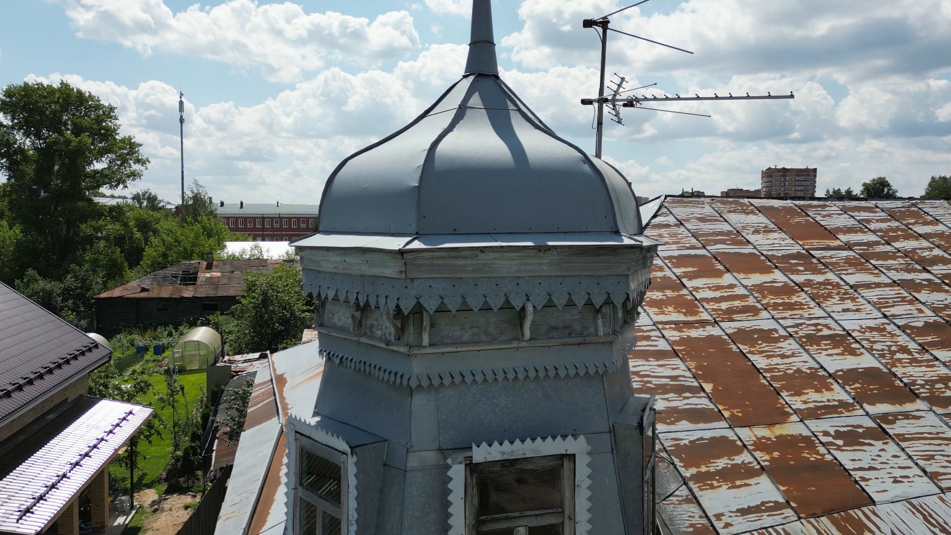 подпольная типография, дом,архитектура, видео с коптера,