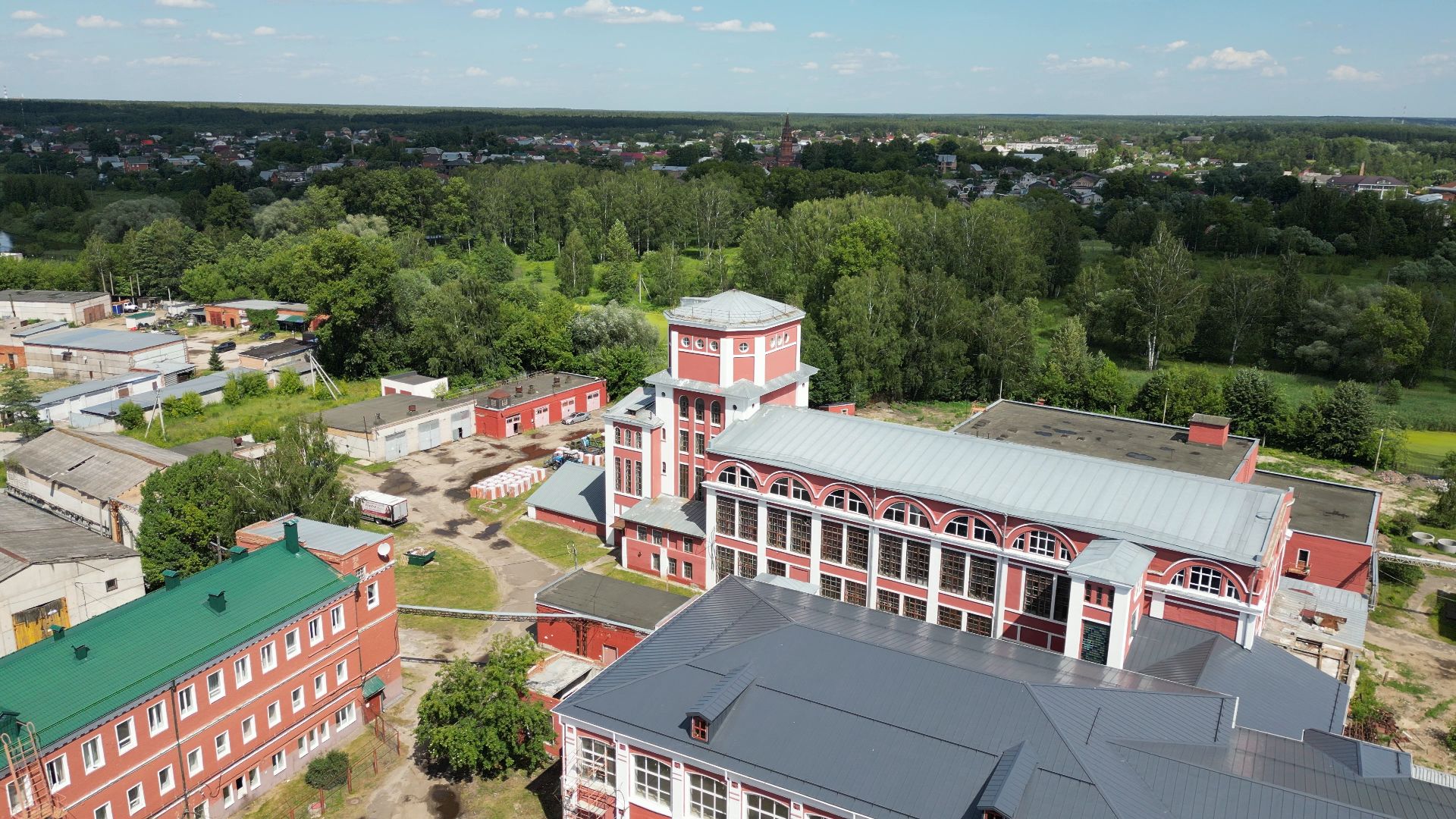 Павловский посад, платки,шали, видео с коптера,