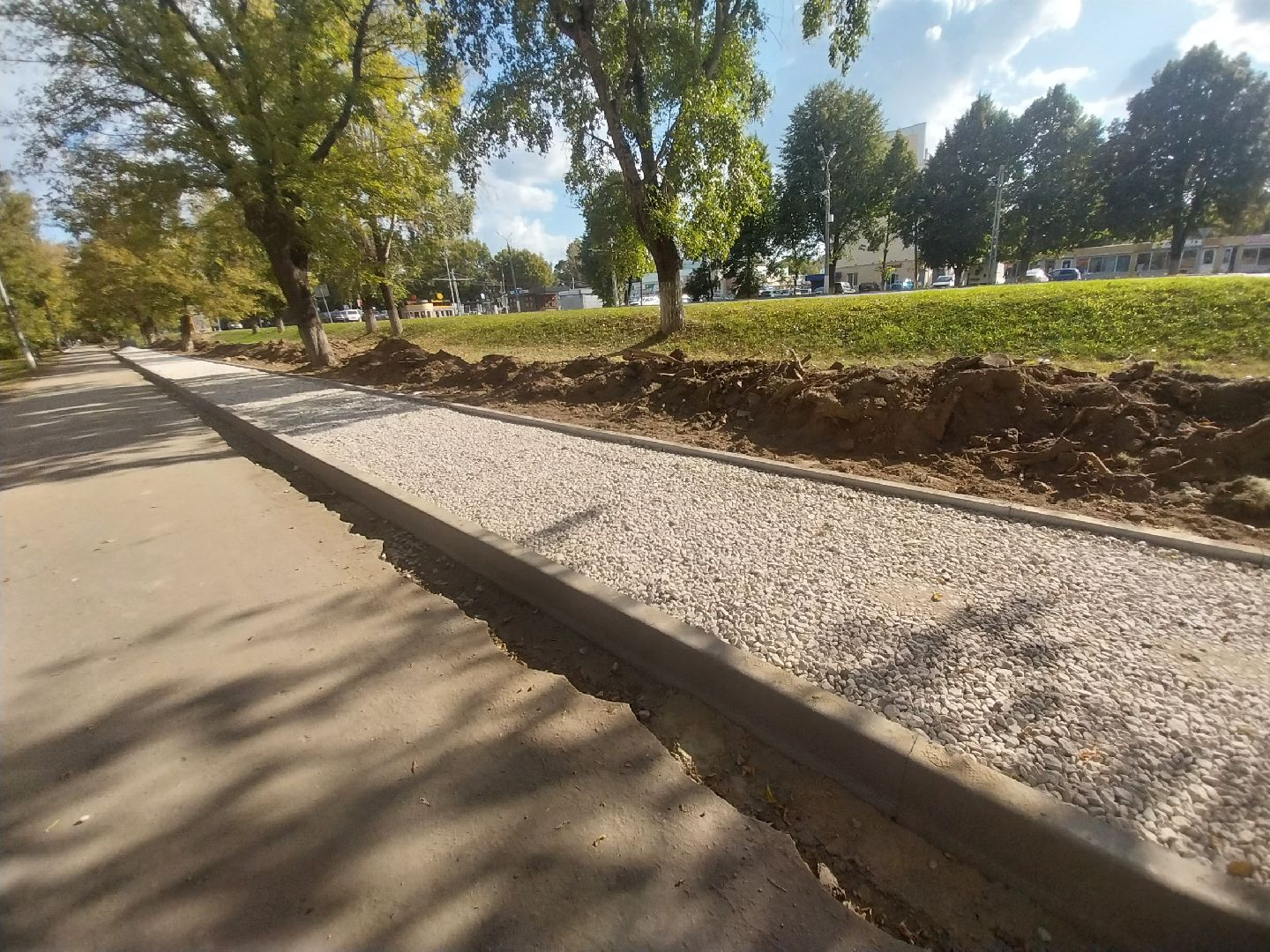 Коломна, дороги, тротуар