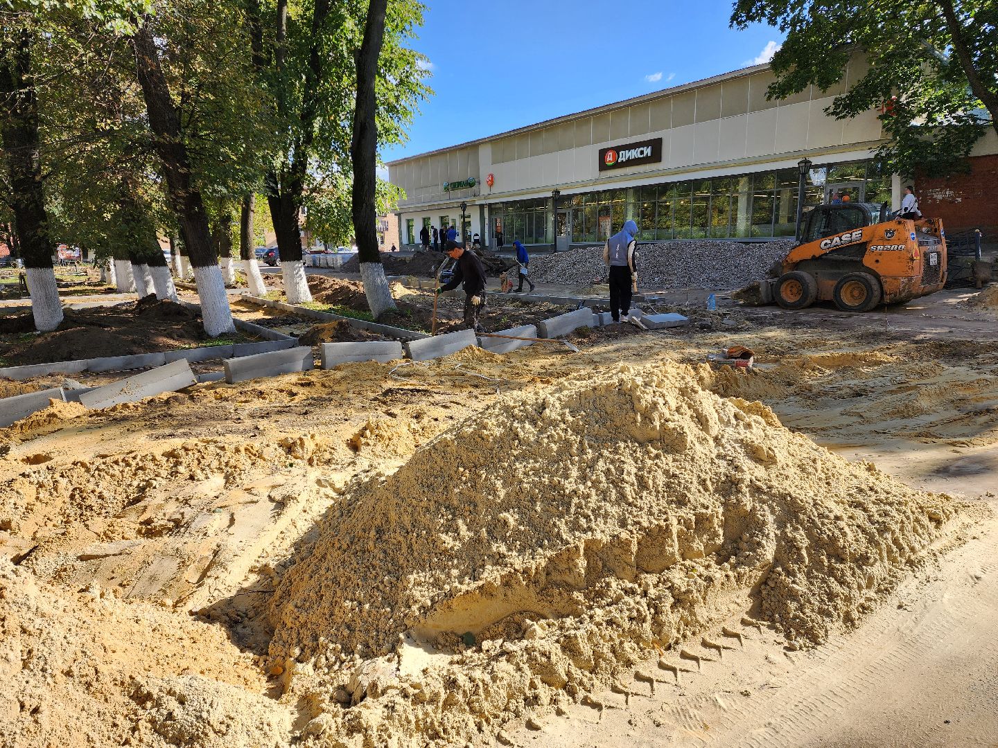 Бронницы, благоустройство, реконструкция сквера у администрации