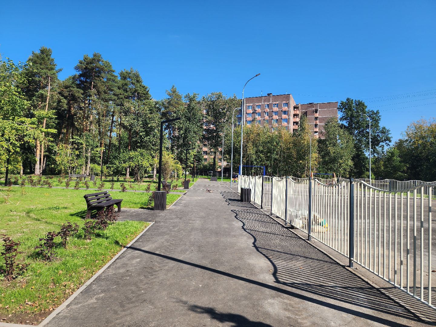 Благоустройство, парк, Глухово, Ногинск, Богородский городской парк