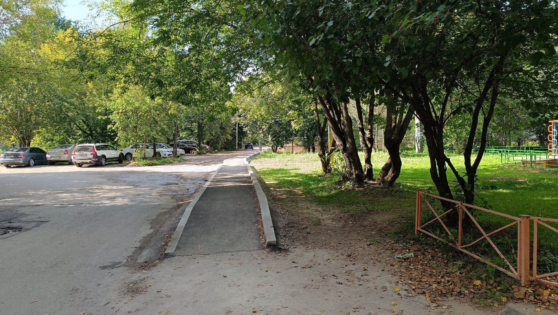 Лобня, школа, дорога