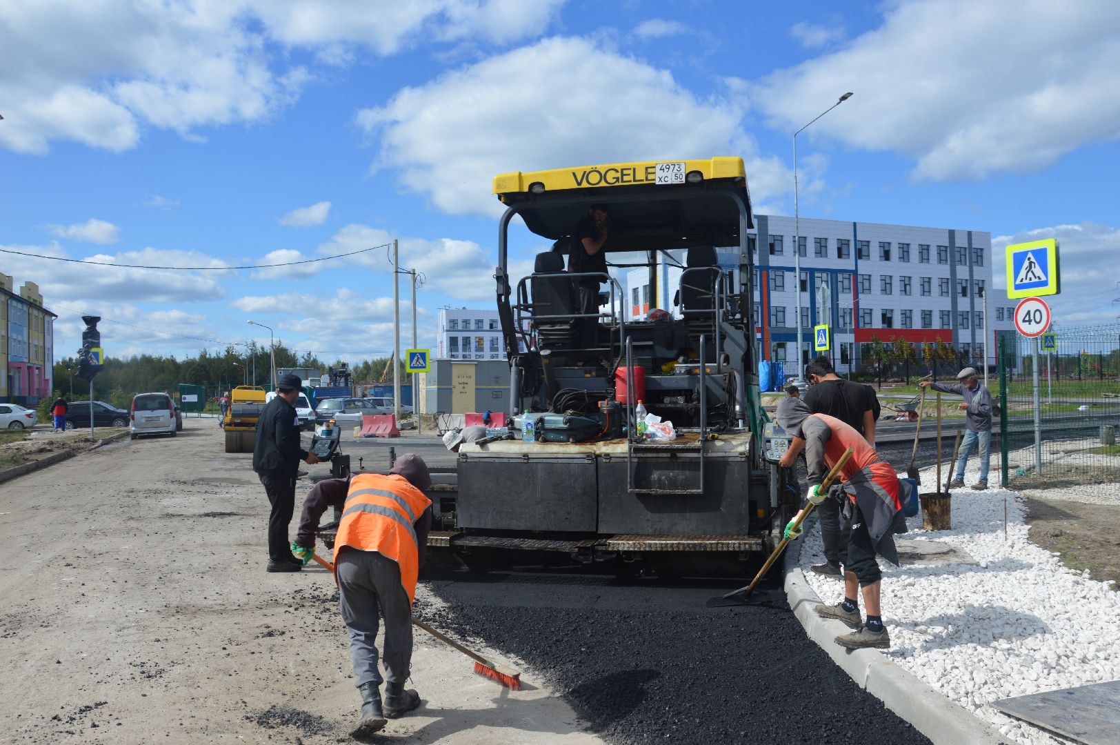 Шатура, новая автодорога, дорога, пятый микрорайон, строительство