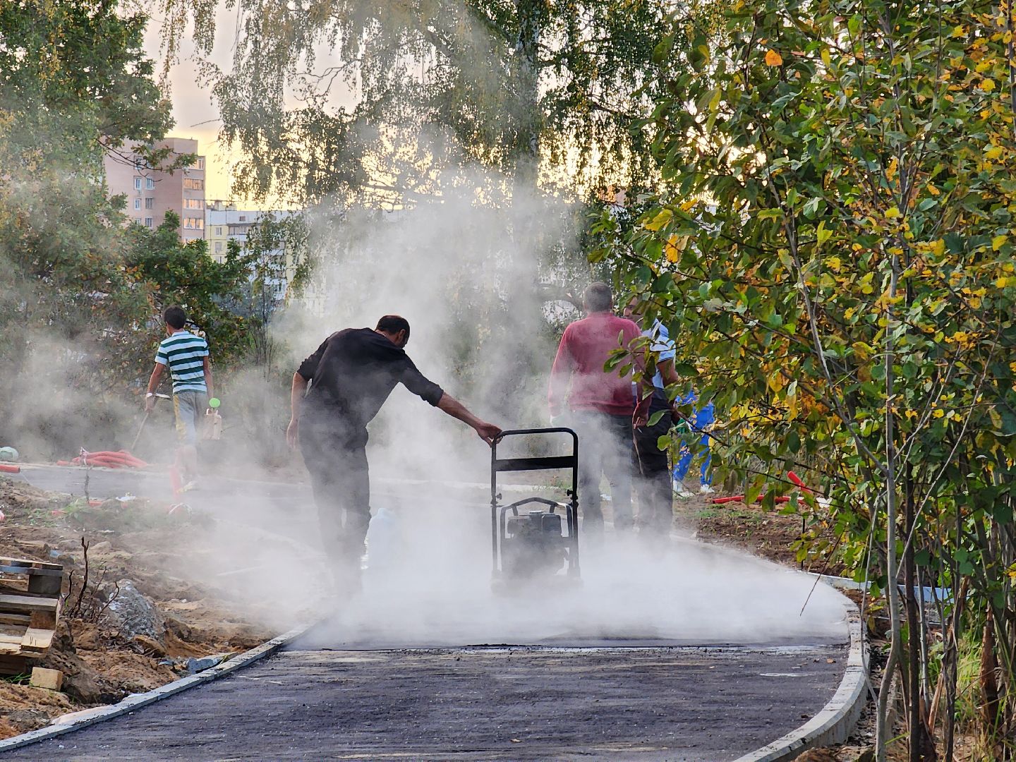 благоустройство, щёлково, строительство, Усадьба Гребнево, фрязино,