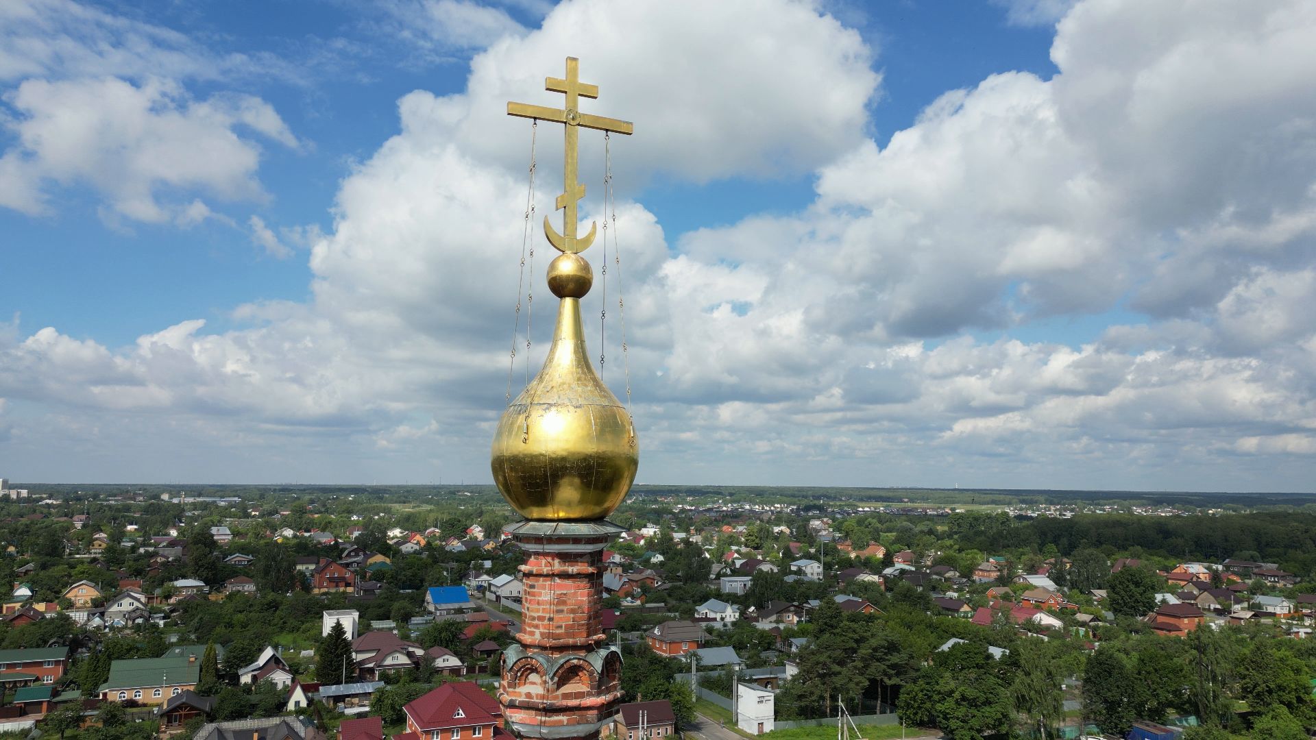 монастырь, павловский посад, церковь,видео с коптера,