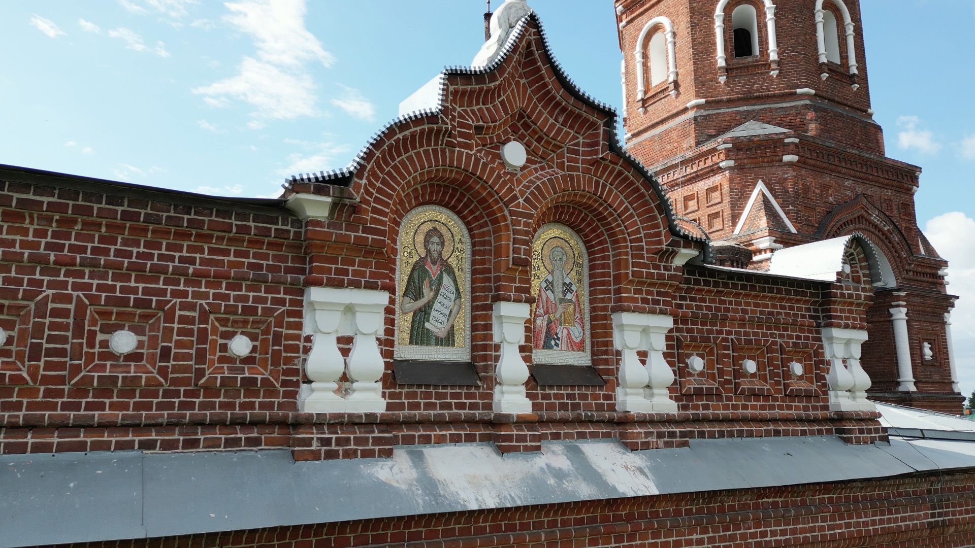 монастырь, павловский посад, церковь,видео с коптера,