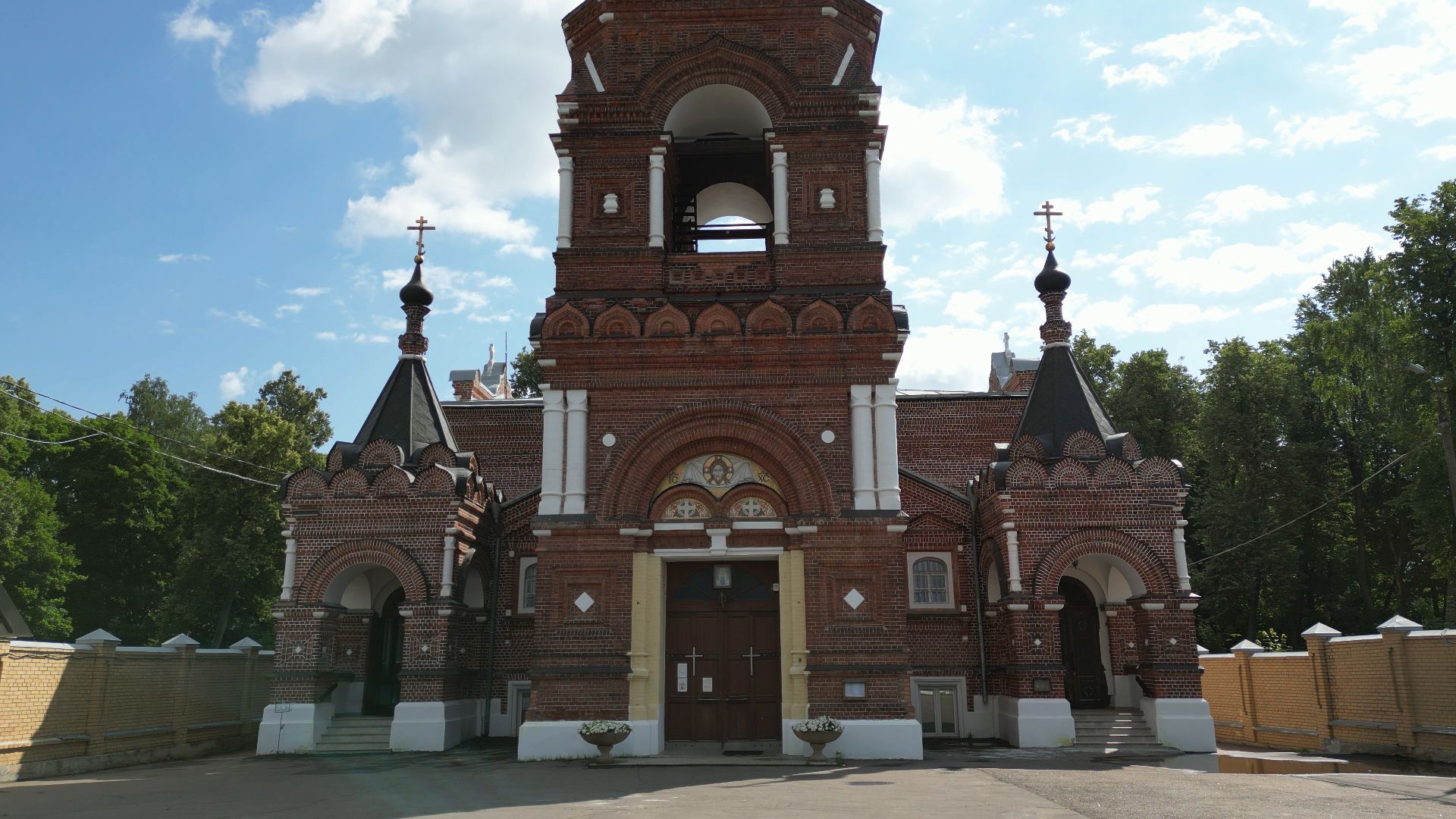 монастырь, павловский посад, церковь,видео с коптера,