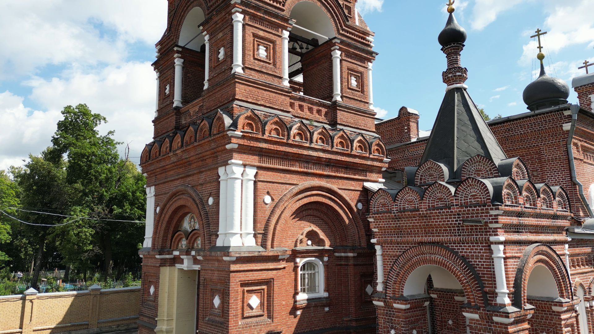 монастырь, павловский посад, церковь,видео с коптера,
