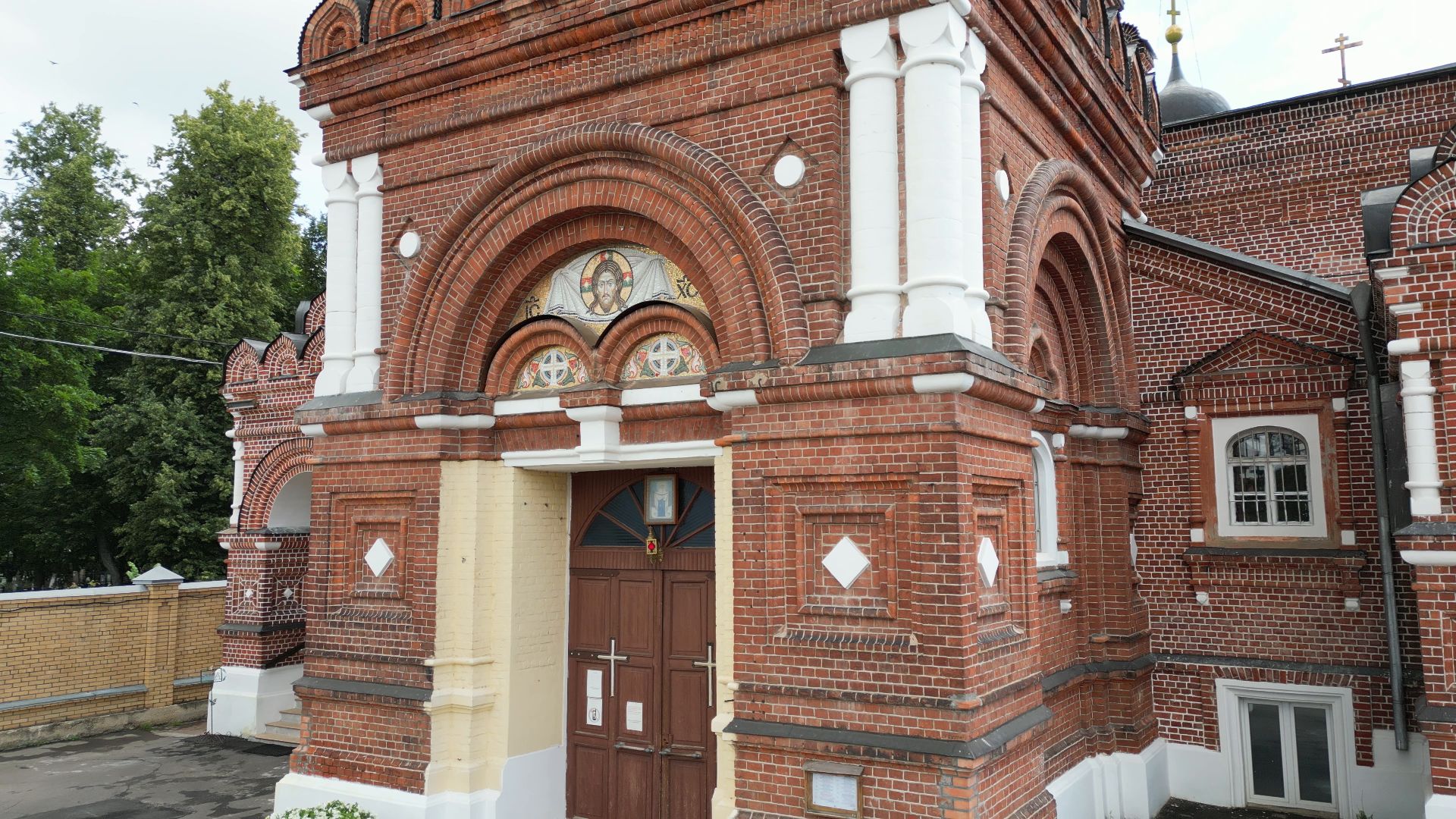 монастырь, павловский посад, церковь,видео с коптера,