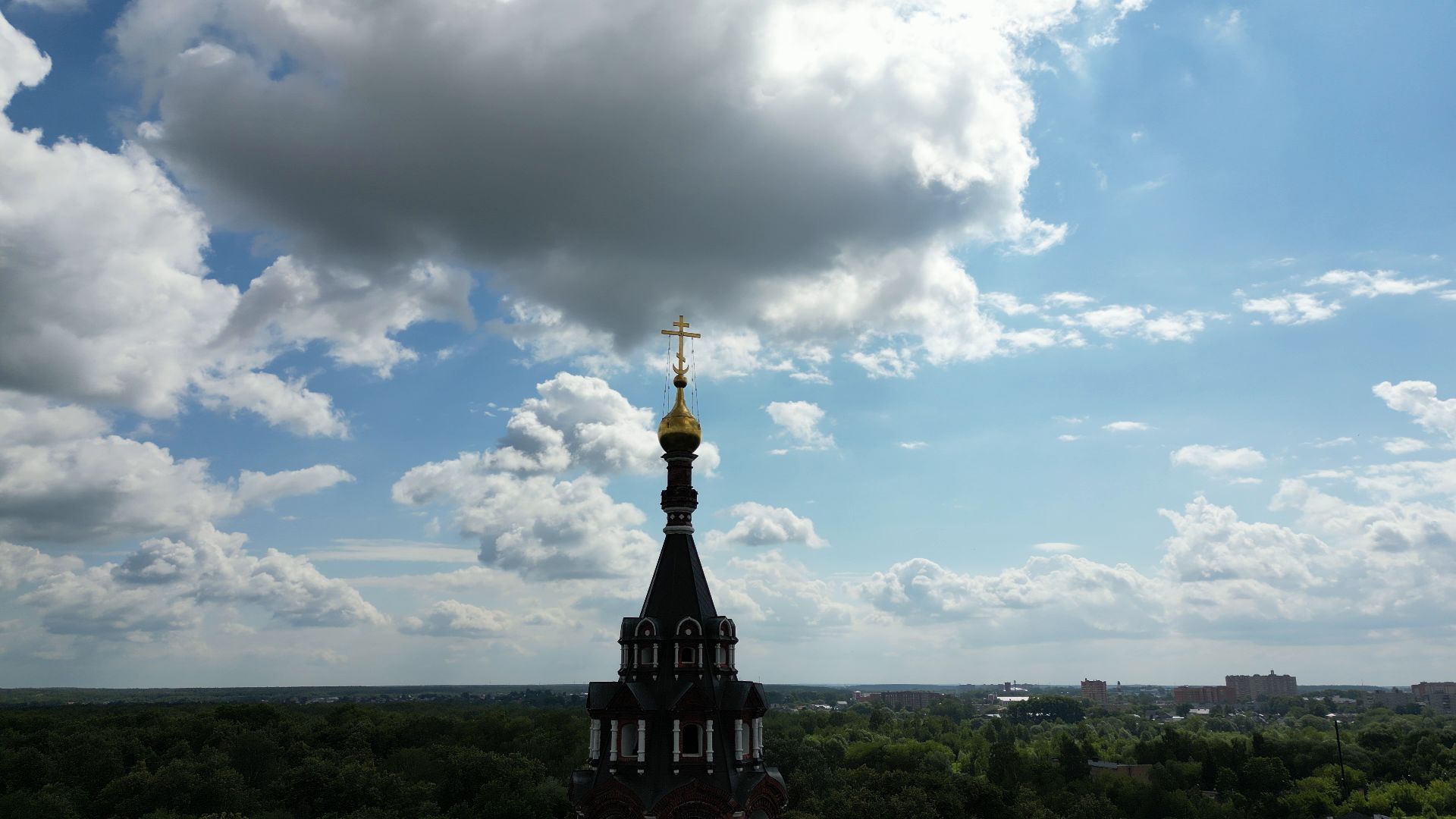 монастырь, павловский посад, церковь,видео с коптера,