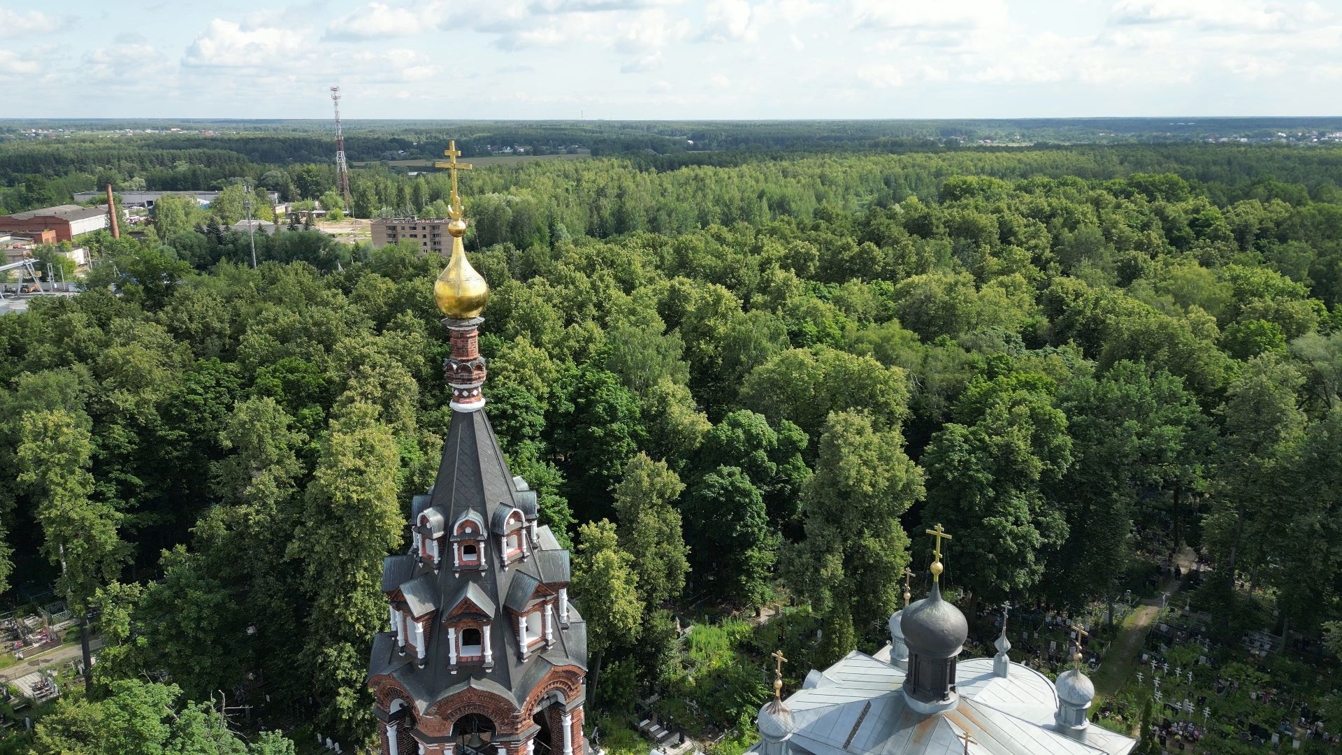 монастырь, павловский посад, церковь,видео с коптера,
